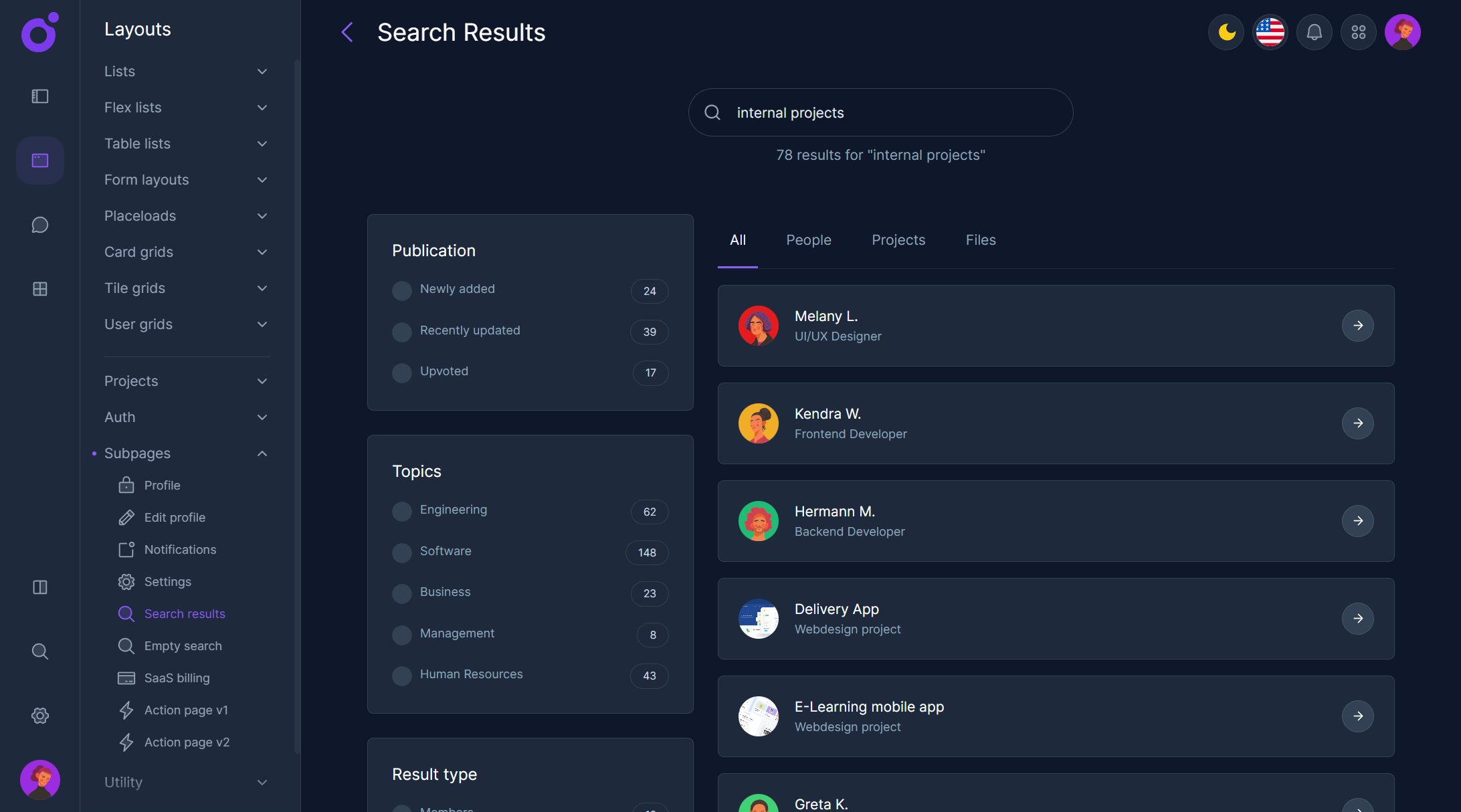 Tairo - Search results